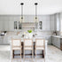 Modern Farmhouse Wood Pendant Light Fixture Black Finish